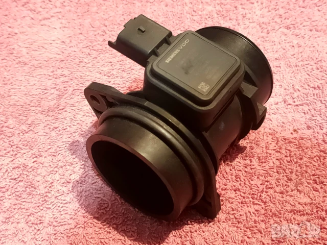 Дебитомер Siemens VDO за Peugeot 207 Citroen C3 Ford Fiesta Mazda 2 - 1.4TDCi, снимка 3 - Части - 50539134