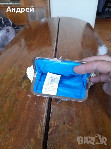 Старо мънистено портмоне #19, снимка 4 - Други ценни предмети - 50566594