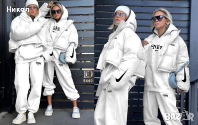 Дамски спортен екип от три части с яке вативан , снимка 2 - Спортни екипи - 51495549