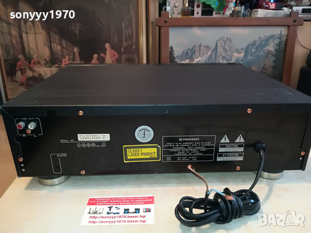 PIONEER PD-M650 MADE IN JAPAN ВНОС ENGLAND, снимка 14 - Ресийвъри, усилватели, смесителни пултове - 36216776