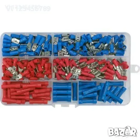 Комплект изолирани кабелни накрайници YATO, 250 броя, снимка 2 - Други инструменти - 49742009