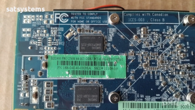 Видео карта ATi Radeon Sapphire HD 2400 Pro 256MB GDDR2 64bit PCI-E, снимка 9 - Видеокарти - 51830071