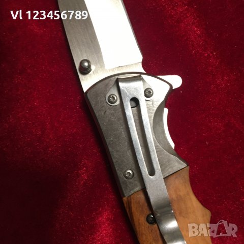 Полуавтоматичен нож BOKER 90х205мм, снимка 3 - Ножове - 39423178