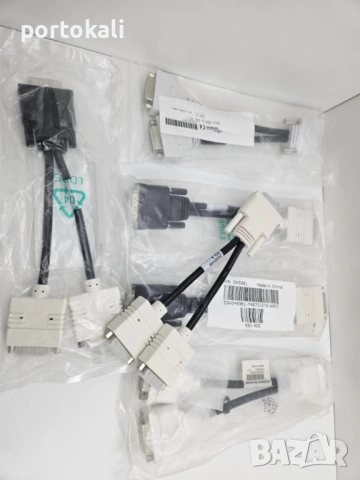 НОВИ! Преходник преход адаптер DMS-59 DMS59 към 2xDVI, снимка 4 - Кабели и адаптери - 53385418