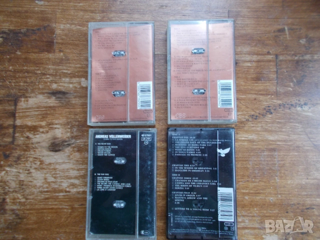4 бр. оригинални аудио касети на Андреас Фоленвайдер Andreas Vollenweider, снимка 2 - Аудио касети - 53188848