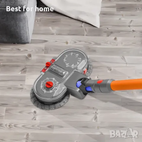 Dyson електрическа глава- моп+ 12 моп подложки, снимка 6 - Прахосмукачки - 49270329