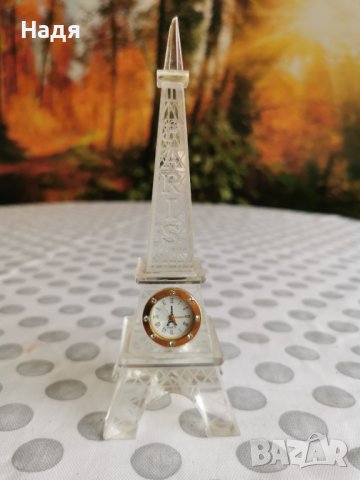 Часовник - стъклена ,,Айфелова кула", снимка 2 - Други - 41526791
