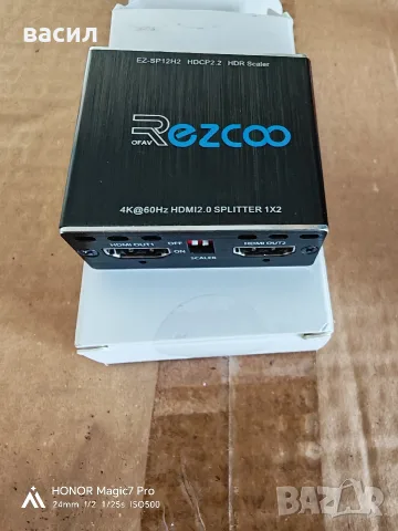 EZ-SP12H2 е 1x2 мини сплитер за Hdmi, Ultra HD 4K