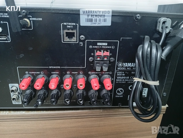 7.2 канален ресивър YAMAHA RX-V 679 Bluetooth 4K Wi-fi , снимка 12 - Ресийвъри, усилватели, смесителни пултове - 53611083