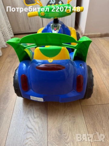 Детска кола с педал на акумулаторна батерия, снимка 4 - Коли, камиони, мотори, писти - 53247322