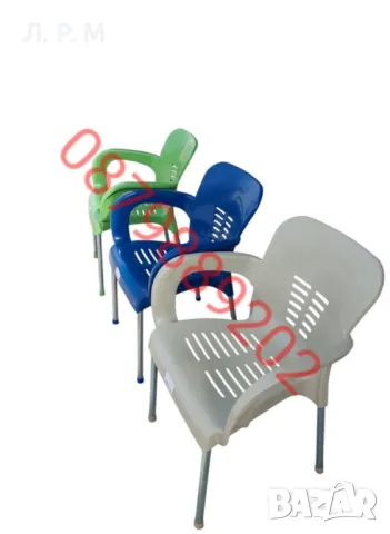 градински стол с метални крачета , снимка 2 - Градински мебели, декорация  - 49677339