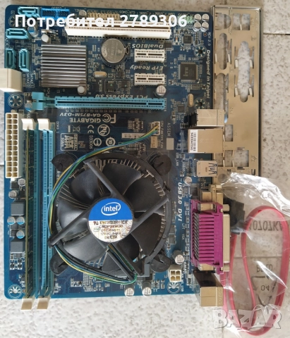 Дънна платка + Процесор + Охладител + RAM