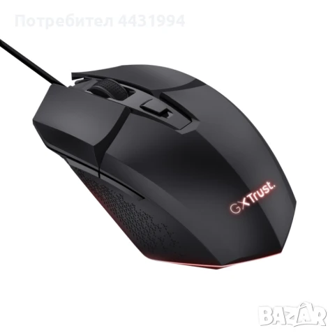 Мишка, TRUST GXT109 Felox Gaming Mouse Black, снимка 1