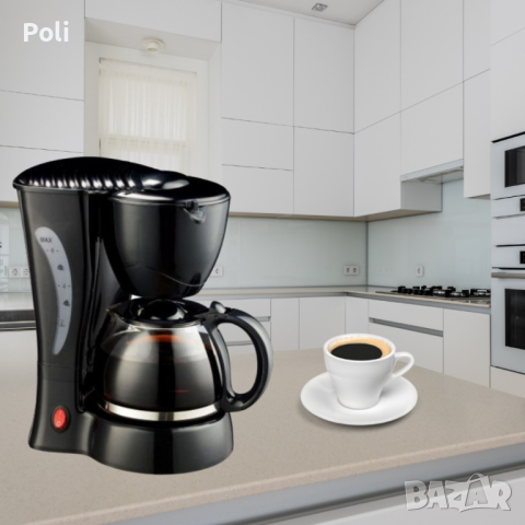 Кафеварка ROSBERG 550W с каничка, 2 ГОДИНИ ГАРАНЦИЯ, снимка 1