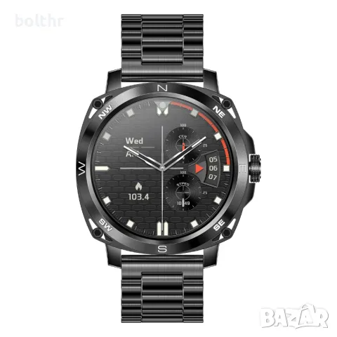 Смарт часовник Lemfo I79, Amoled, Пулсомер, SPO2, Черен, снимка 3 - Смарт часовници - 48023383