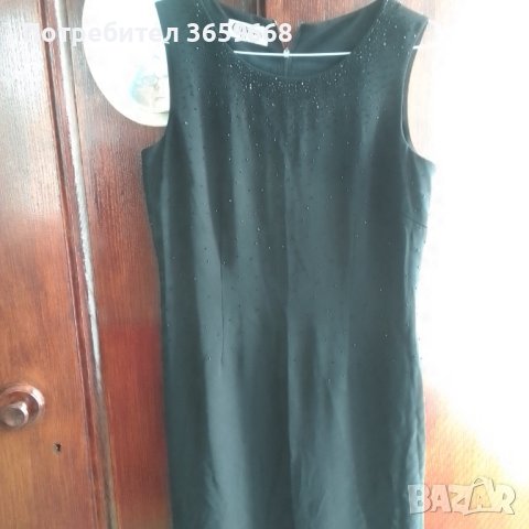 Дамски официален костюм от рокля и желетка, размер 14 UK, снимка 5 - Костюми - 40265548