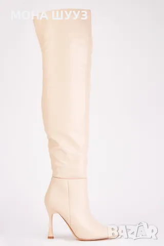 ДАМСКИ ЧИЗМИ НА ТОК, снимка 3 - Дамски ботуши - 48612717