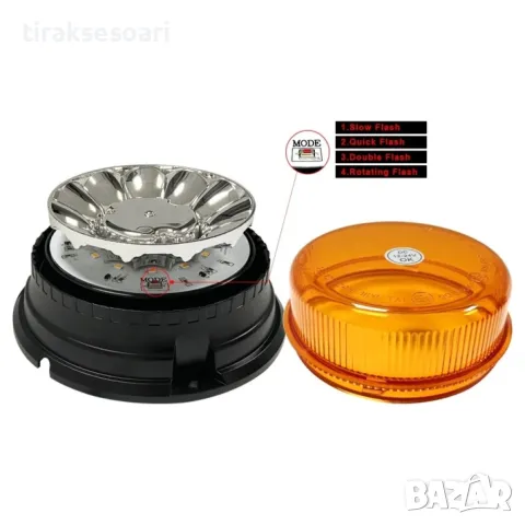 12V 24V Аварийна лампа с магнит Авариен буркан с магнит , сертификат, снимка 7 - Аксесоари и консумативи - 49454711