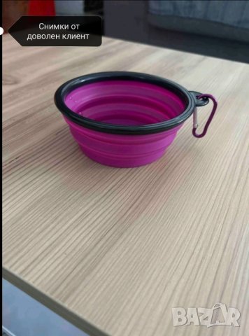 Преносима сгъваема купа за храна за куче или котка, снимка 3 - За кучета - 41918795