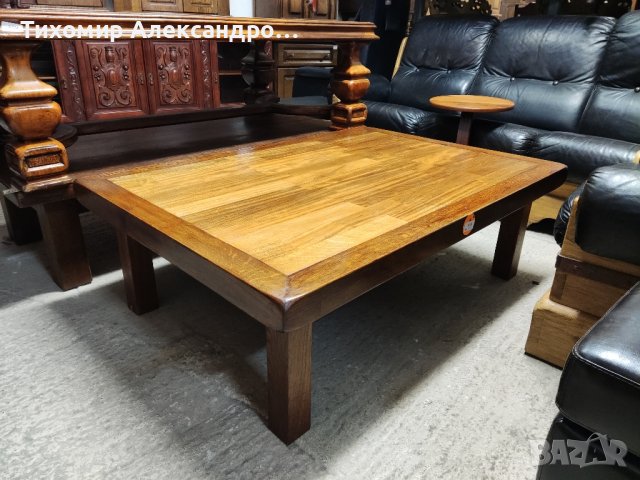 Холна маса от дъбов масив 