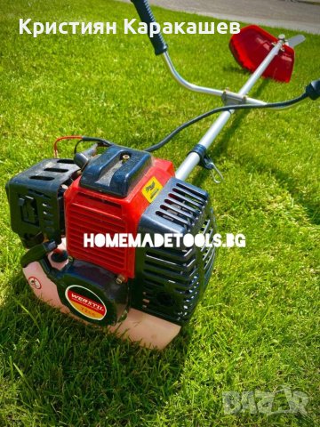 Немски бензинов тример за трева werstil 72 куб. С 8 подаръка, снимка 1