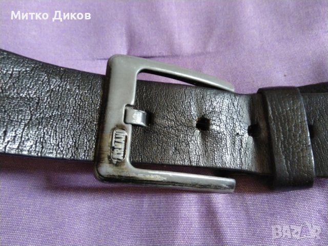 Колан марков на Армани 113см на 42мм естествена кожа, снимка 4 - Колани - 42703341
