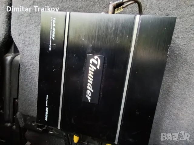 бас туба ALPINE и усилвател THUNDER, снимка 5 - Аудиосистеми - 56164384