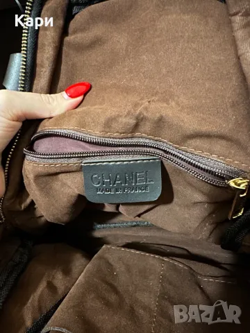 Дамска раница Chanel, снимка 2 - Раници - 49255832