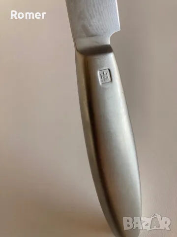 Нож от многослойна дамаска стомана Gehring Solingen Germany, снимка 13 - Ножове - 49759021