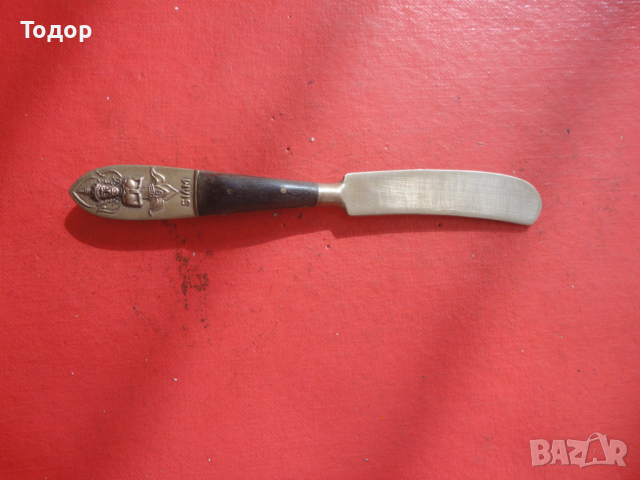 Бронзов нож Siam, снимка 6 - Ножове - 44761538