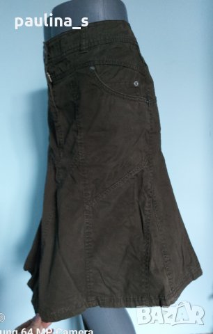 Зашеметяваща асиметрична дънкова пола "Esprit" , снимка 3 - Поли - 35795957