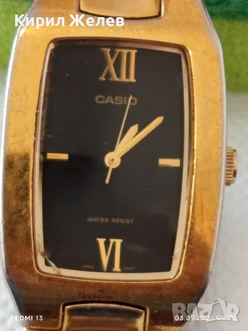 Елегантен дамски часовник CASIO JAPAN MOVT много красив 22351, снимка 2 - Дамски - 55934372
