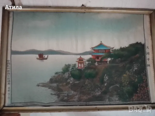 гоблен японски 45/30 см, снимка 2 - Гоблени - 47802130