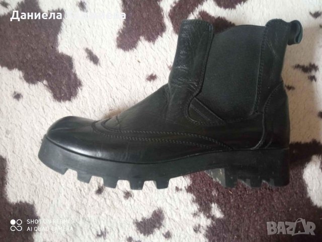 Боти-естествена кожа 38 номер, снимка 2 - Дамски боти - 34725300