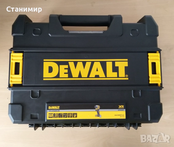 Куфари DeWalt XR T-STAK за винтоверт/гайковерт, снимка 7 - Куфари с инструменти - 52423723
