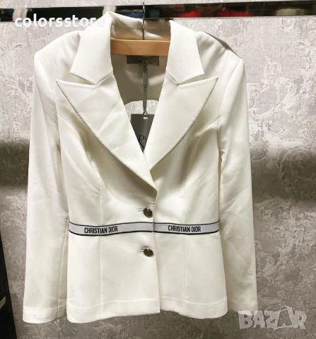 Луксозно бяло сако Cristian Dior/BR94c, снимка 2 - Сака - 51257704