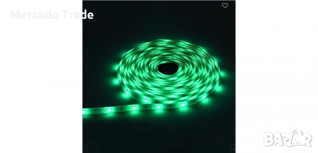 Многоцветна самозалепваща LED лента с дистанционно, 3м, снимка 5 - Лед осветление - 36282387