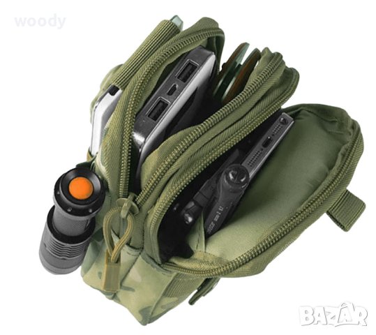 Тактическа чанта за колан DESERT, Военно зелен , снимка 4 - Екипировка - 41515941