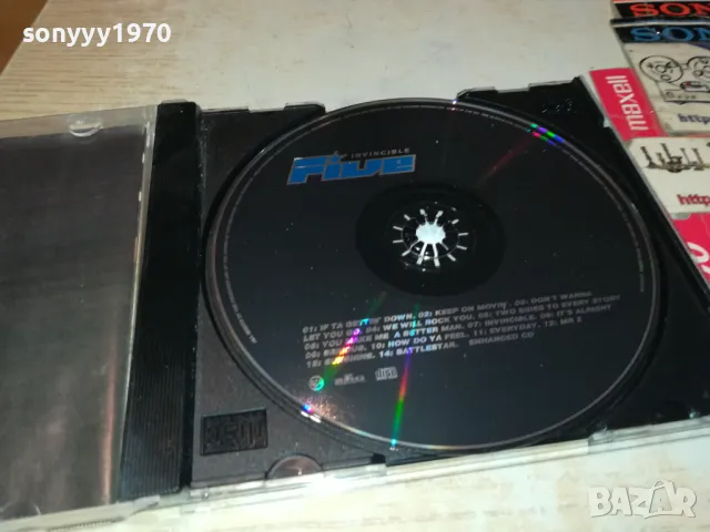 INVINCIBLE FIVE CD 1804252012, снимка 4 - CD дискове - 49944763