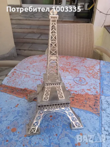 Метален 3d макет на Айфеловата кула , снимка 3 - Колекции - 49560597