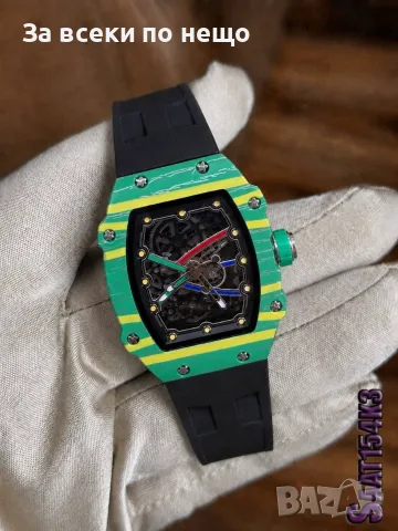 Richard Mille Мъжки Спортно-Елегантен Часовник С Атрактивен Корпус И Цветни Детайли Код SK2127