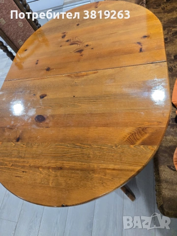 Дървена маса , снимка 2 - Маси - 53261414