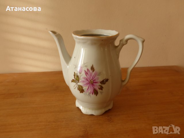 Кана български порцелан Коста Йорданов Видин 1960 г 6, снимка 2 - Аксесоари за кухня - 44202620