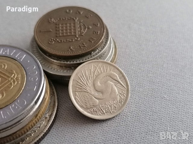 Монета - Сингапур - 5 цента | 1969г., снимка 2 - Нумизматика и бонистика - 40889908