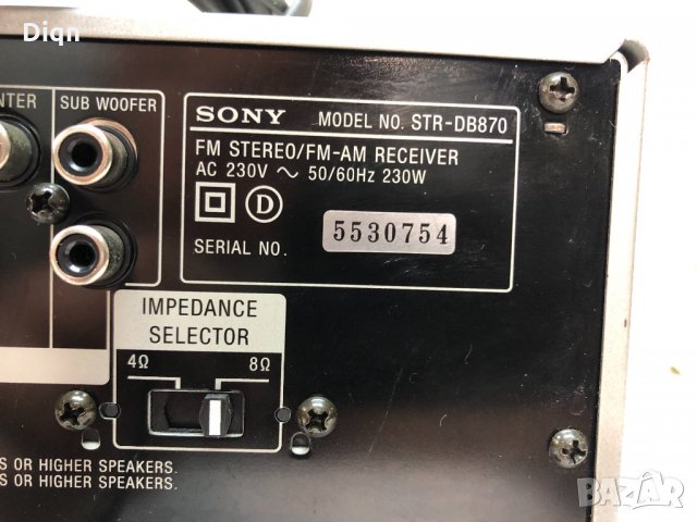 Sony str-db870qs, снимка 14 - Ресийвъри, усилватели, смесителни пултове - 33891167