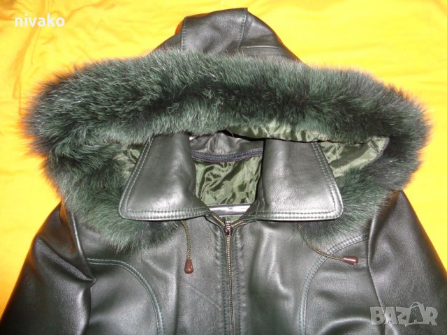 Продавам дамско българско кожено яке , снимка 6 - Якета - 40108738