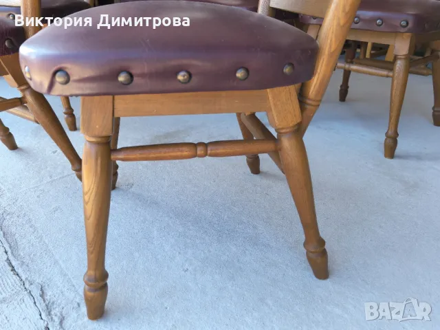 Комплект от 6 трапезни стола , снимка 9 - Столове - 49120892