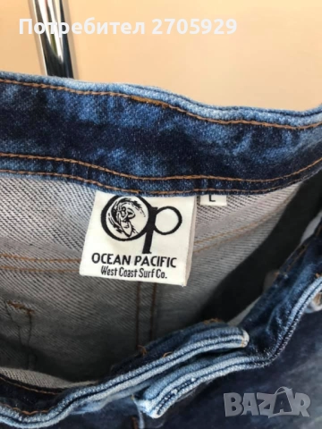 Дънков къс панталон Ocean Pacific, размер L, снимка 2 - Къси панталони - 51512218