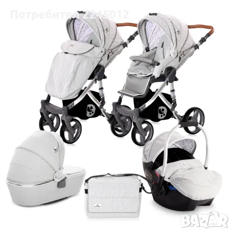 Бебешка количка 3в1 Лорели Римини/ Lorelli Rimini в отлично състояние, снимка 1