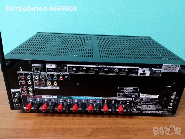 Denon AVR X2100, снимка 6 - Ресийвъри, усилватели, смесителни пултове - 52939840
